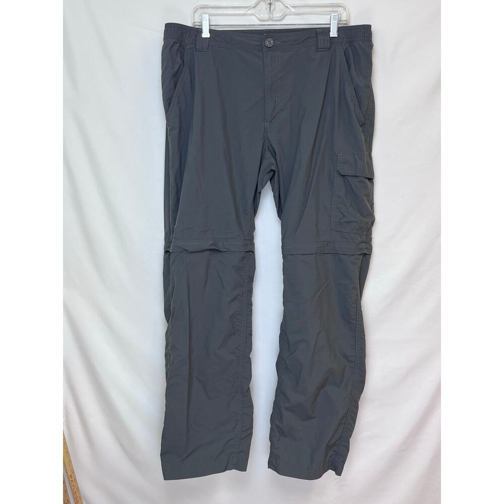Columbia Men's Smith Creek Convertible Pants Gray 40x32 Hiking Athletic Pants